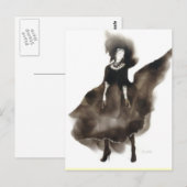 Flammenwind Postkarte (Vorne/Hinten)