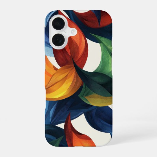 Flammenwirbel iPhone 16 Hülle (Rückseite)