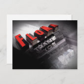 FLAMMERIN DANKE POSTKARTE (Vorne/Hinten)