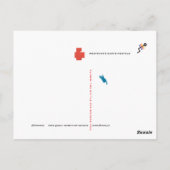 FLAMMERIN DANKE POSTKARTE (Rückseite)