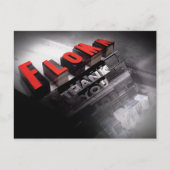 FLAMMERIN DANKE POSTKARTE (Vorderseite)