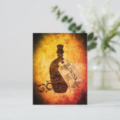 Flammflamme trinken Postkarte (Stehend Vorderseite)