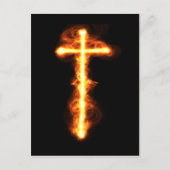 Flammkreuz Postkarte (Vorderseite)