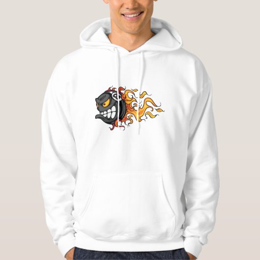 Flammkugel Hoodie (Vorderseite)