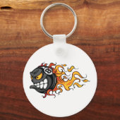 Flammkugel Schlüsselanhänger (Vorderseite)