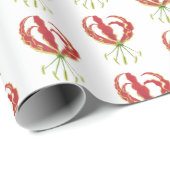 Flammlilienwischpapier Geschenkpapier (Rolleneckpunkt)