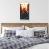 Flammpass - Abstrakte Kunst Leinwanddruck (Insitu (Schlafzimmer))