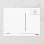 Flammpostkarte Postkarte (Rückseite)