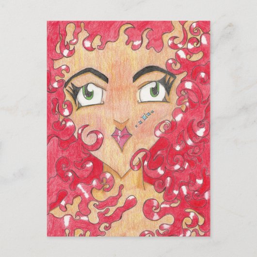 Flammpostkarte Postkarte (Vorderseite)