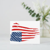 Flammschutzflagge Postkarte (Stehend Vorderseite)