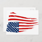 Flammschutzflagge Postkarte (Vorne/Hinten)