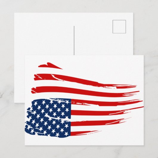 Flammschutzflagge Postkarte (Vorne/Hinten)