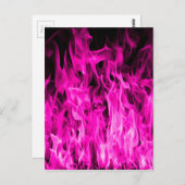 Flammschutzmittel, Brand- und Bekleidungsartikel Postkarte (Vorne/Hinten)