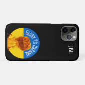 Flammschutzmonogramm für die Ukraine Case-Mate iPhone Hülle (Rückseite (Horizontal))