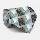 Flammulated Eule Krawatte (Gerollt)