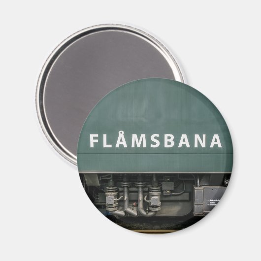 Flamsbana Norwegen Souvenir Magnet (Vorderseite/Rückseite)