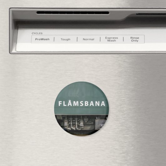 Flamsbana Norwegen Souvenir Magnet (In Situ (Geschirrspüler))