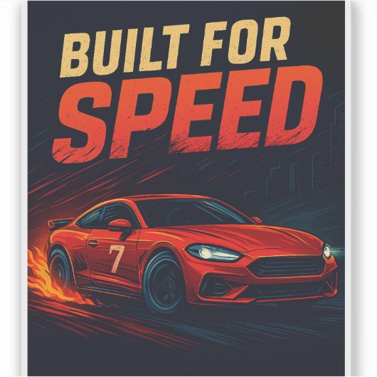 Flamte the Road Aufkleber (Vorderseite)