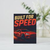 Flamte the Road Postkarte (Stehend Vorderseite)