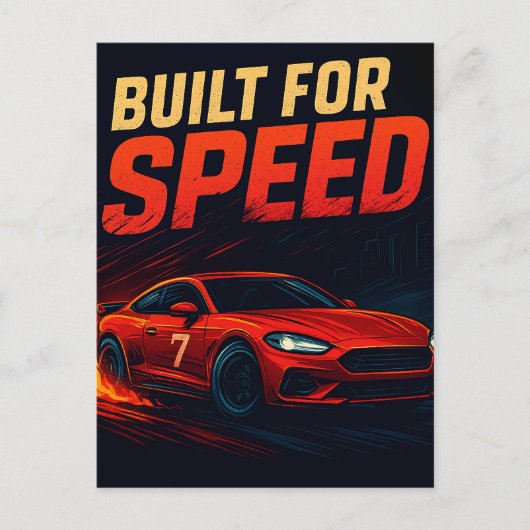 Flamte the Road Postkarte (Vorderseite)