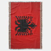 Flamuri i shqiperise decke (Vorderseite Vertikal)