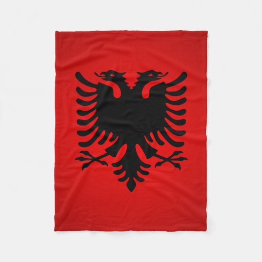 Flamuri i shqiperise fleecedecke (Vorderseite)