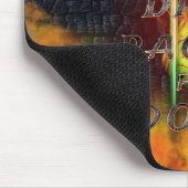 Flamz: Widerstand, der für Hunde läuft! Mousepad (Ecke)