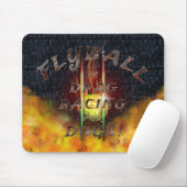 Flamz: Widerstand, der für Hunde läuft! Mousepad (Mit Mouse)