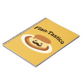 Flan-Tastico! Niedlich Flan Notizblock (Linke Seite)