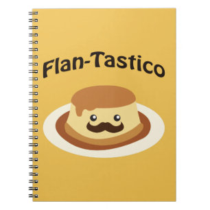 Flan-Tastico! Niedlich Flan Notizblock