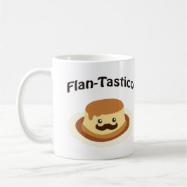 Flan-Tastico! Niedlicher Flan Kaffeetasse