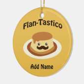 Flan-Tastico! Niedlicher Flan Keramik Ornament (Links)