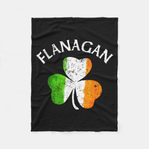 Flanagan irischer Familienname Fleecedecke