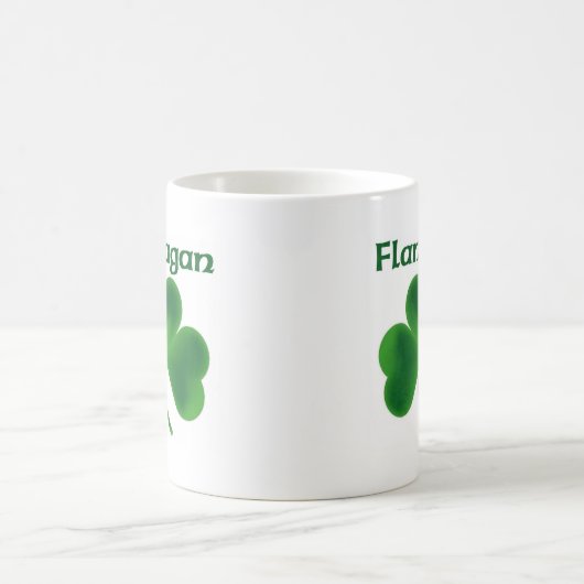Flanagan Kleeblatt Kaffeetasse (Mittel)