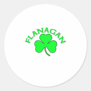 Flanagan Runder Aufkleber