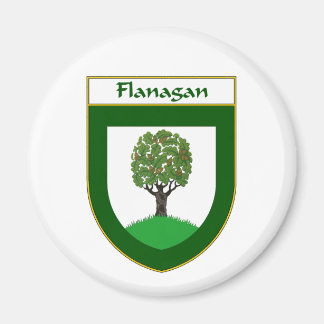 Flanagan-Wappen/Familienwappen Magnet
