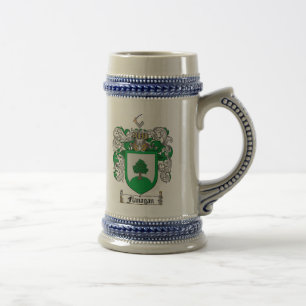 Flanagan Wappen Stein / Flanagan Familienwappen St Bierglas
