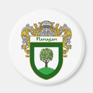 Flanagan Wappen (überzogen) Magnet