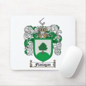 FLANAGANISCHES FAMILIENWAPPEN - FLANAGANISCHES WAL MOUSEPAD (Mit Mouse)