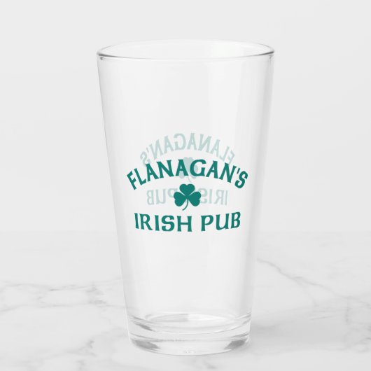 Flanagan's Irish Pub Glas (Rückseite)