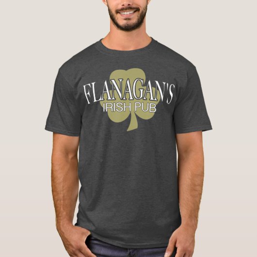 Flanagans Irish Pub Vintag irisch T-Shirt (Vorderseite)
