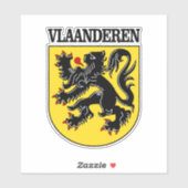 Flandern Aufkleber (Blatt)
