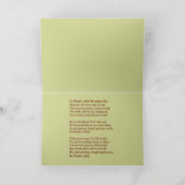 Flandern Felder Mohn Foto und Gedicht Karte (Innenseite)