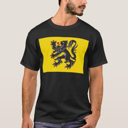 Flandern-Flagge T-Shirt (Vorderseite)