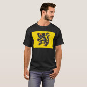 Flandern-Flagge T-Shirt (Vorne ganz)