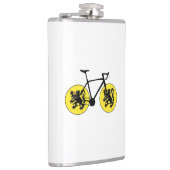 Flandern-Flaggenradfahren Flachmann (Rechts)
