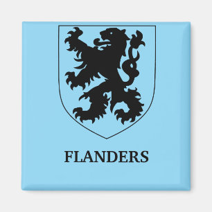 Flandern-Löwe Grafikdesign Kunst Magnet