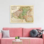 Flandern oder die österreichischen Niederlande Leinwanddruck (Insitu (Wohnzimmer))