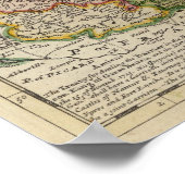 Flandern oder die österreichischen Niederlande Poster (Ecke)