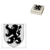 Flandern Wappen Gummistempel (Stempel)